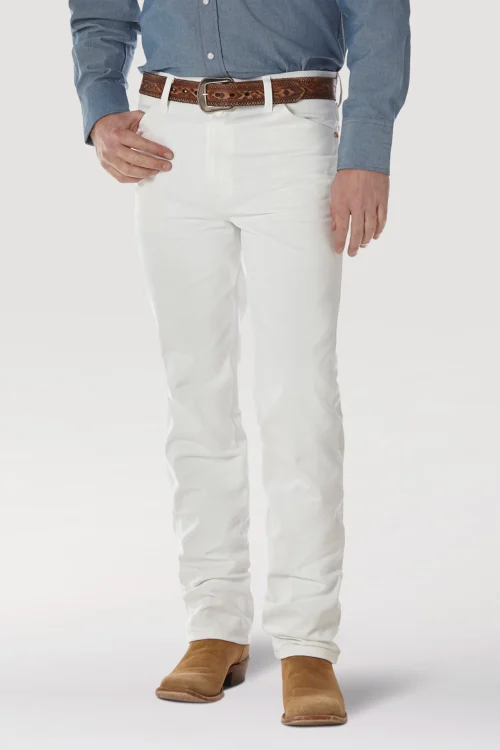 Wrangler Cowboy Cut Slim Fit Jean in White