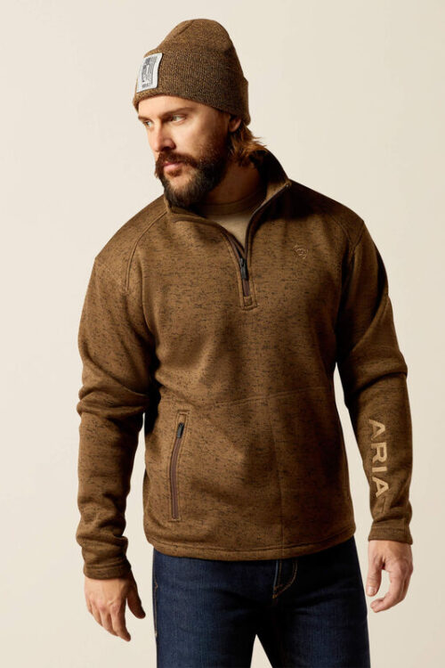 Ariat Caldwell Logo 1/4 Zip Sweater