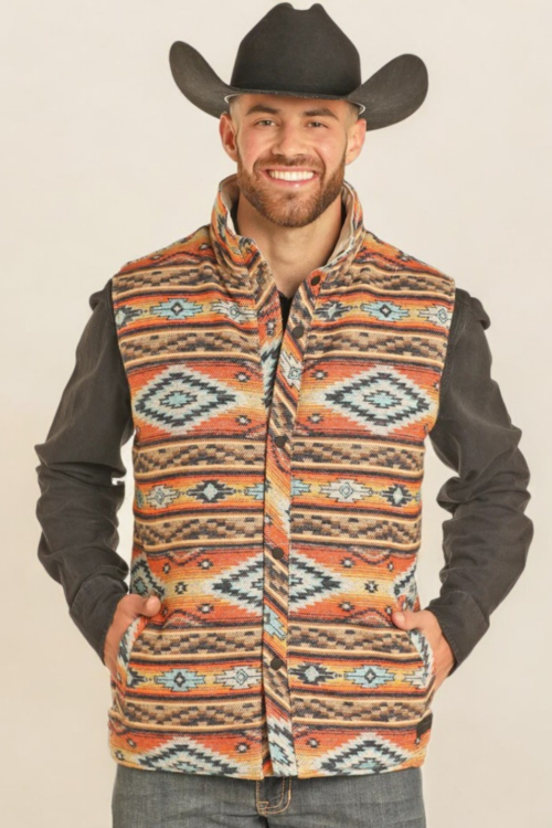 Ariat Reversible Aztec Jacquard Vest