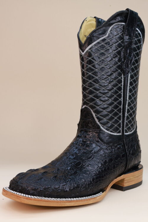 Pegazuz Caiman Neck Clone Square Toe Boots