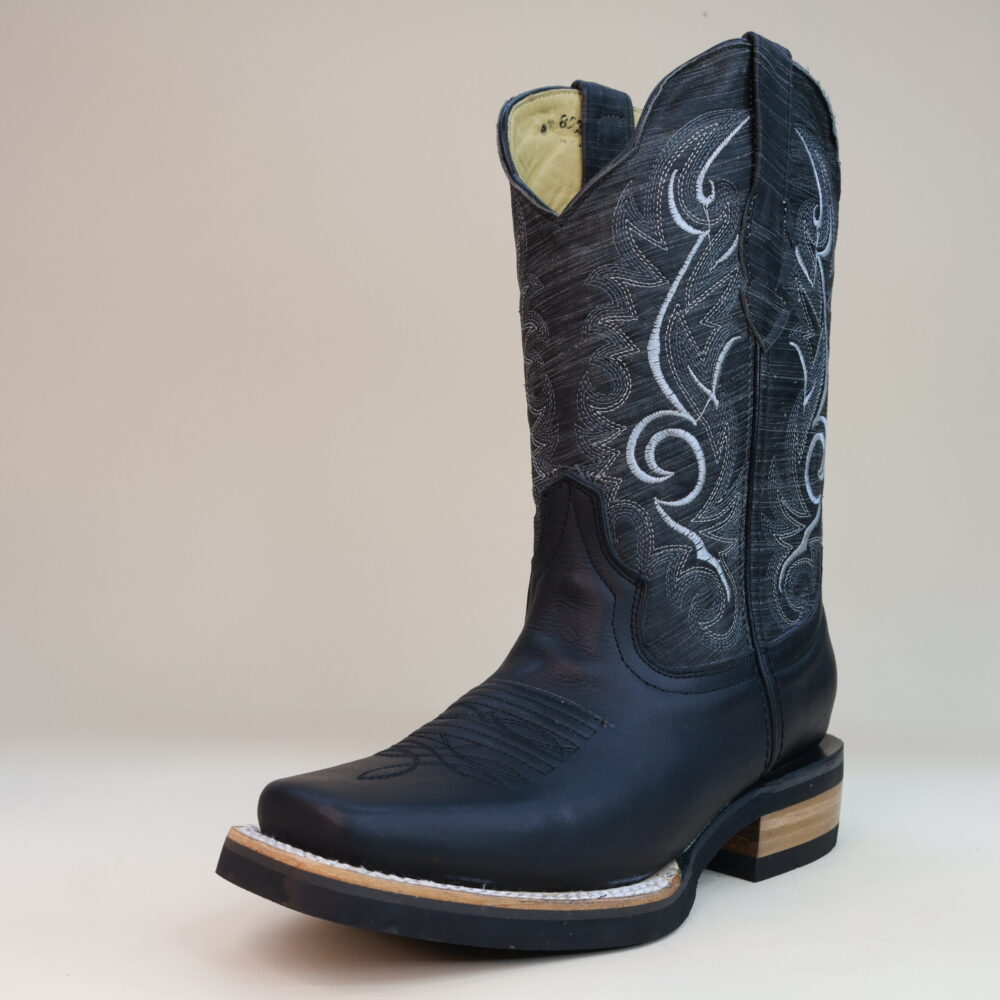 Pegazuz Crazy Rubber Sole Rodeo Toe Boots