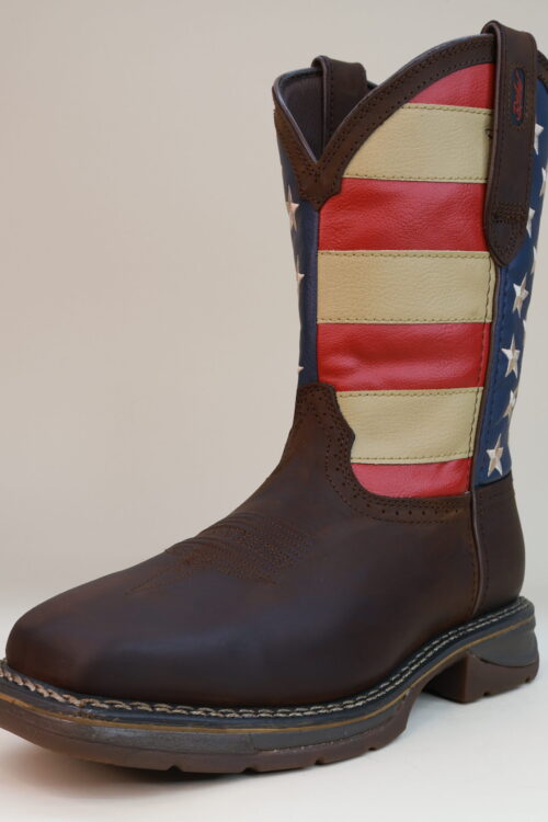 Durango Rebel Patriotic Flag Boot Steel Toe