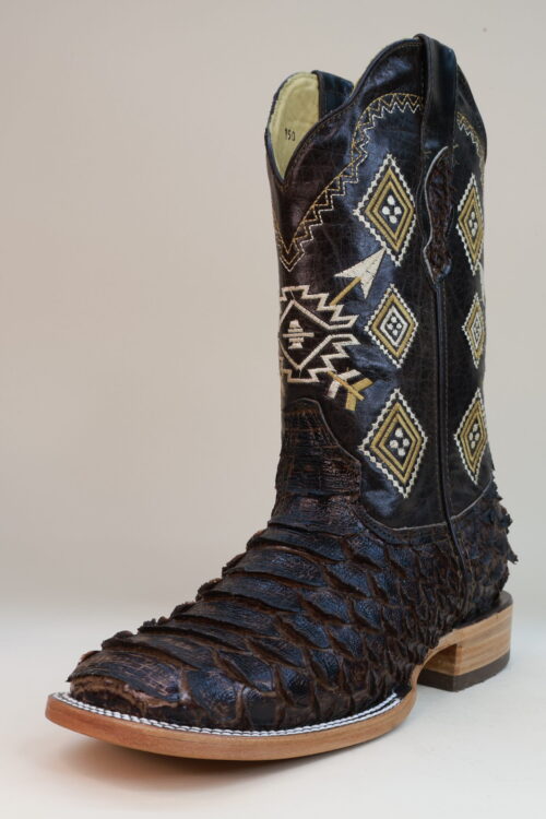 Pegazuz Mega Python Clone Square Toe Boots