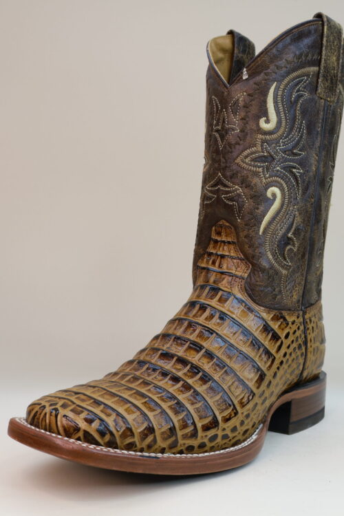 Cuatralba Caiman Belly Square Toe Boots