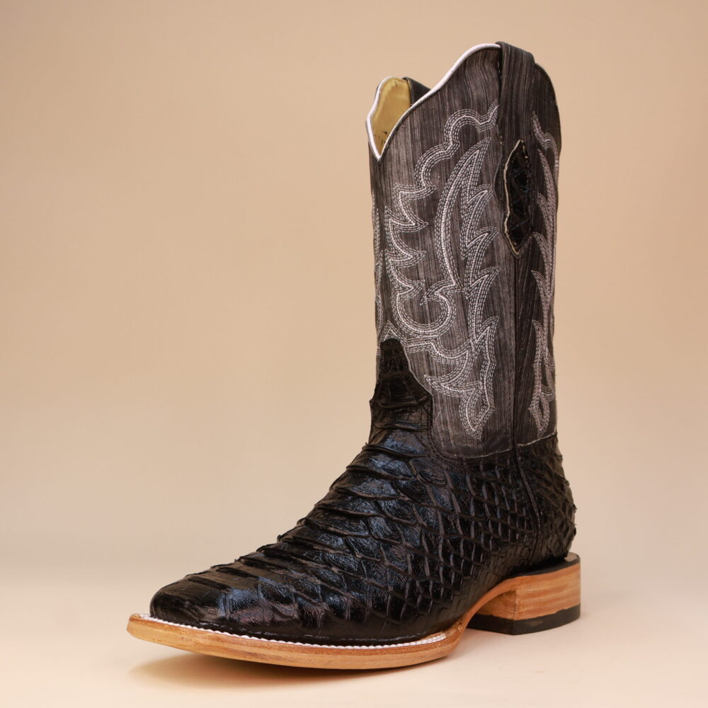 Python Jumbo Square Toe Boots