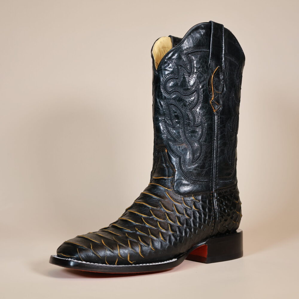 Python Jumbo Square Toe Boots