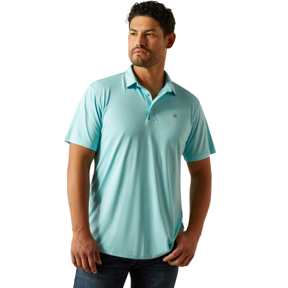 Welded TEK Fitted Polo Angel Blue