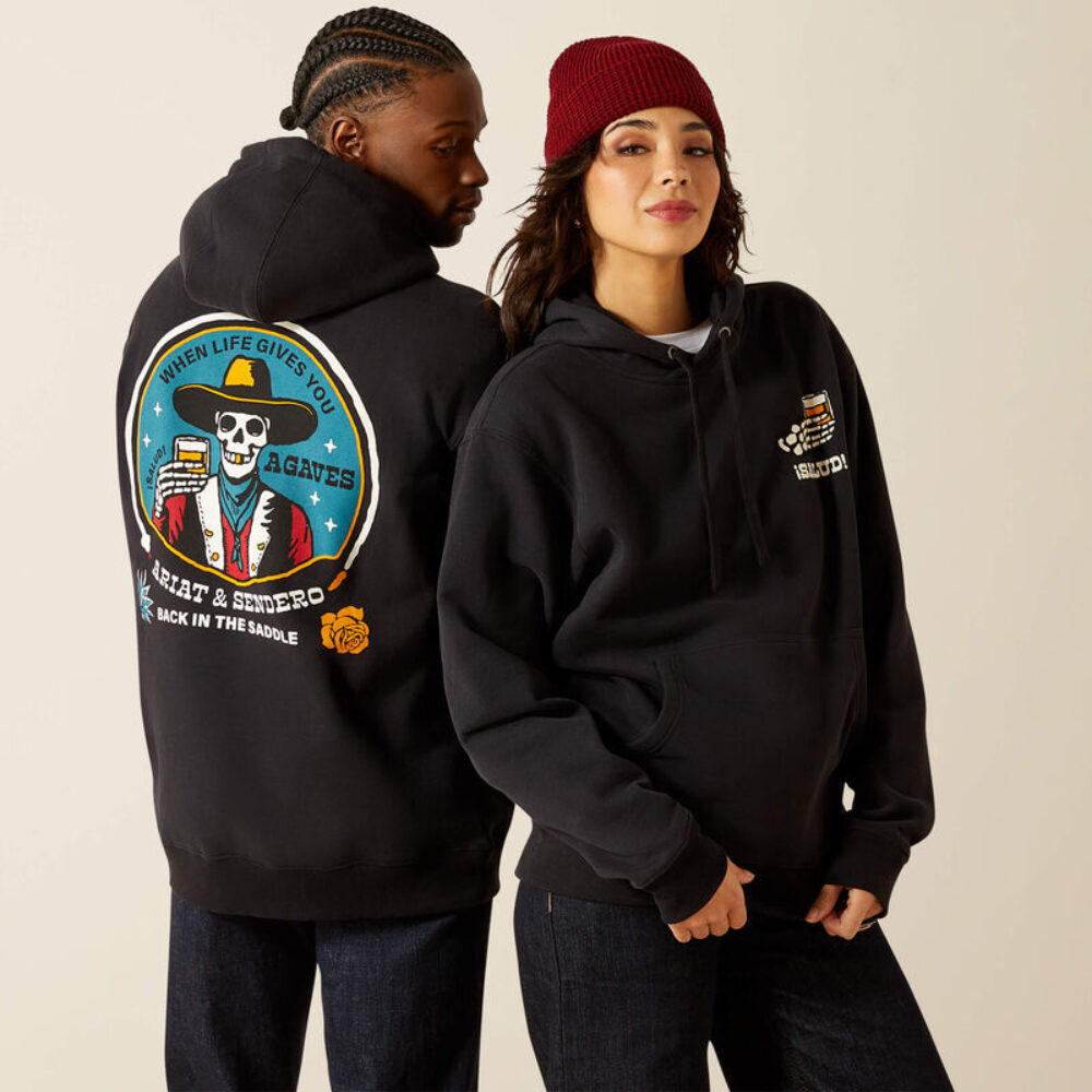 Sendero When Life Gives You Agaves Hoodie – Black
