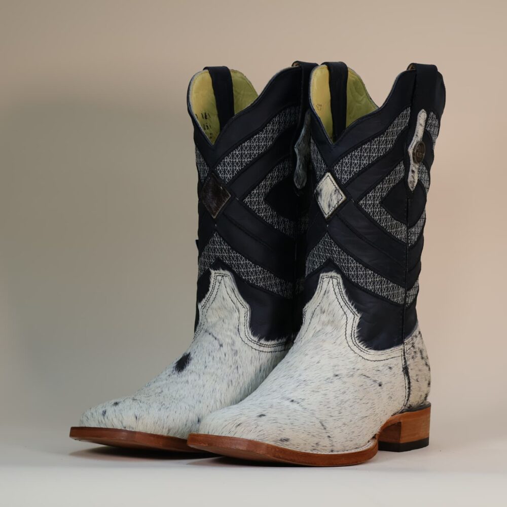 Pegazuz Black & White Cowhide Boot PG24 – 9