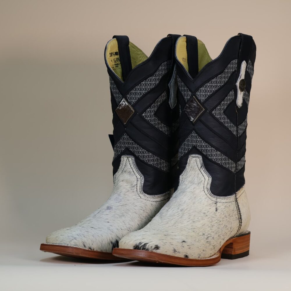 Pegazuz Black & White Cowhide Boot PG26 – 9.5