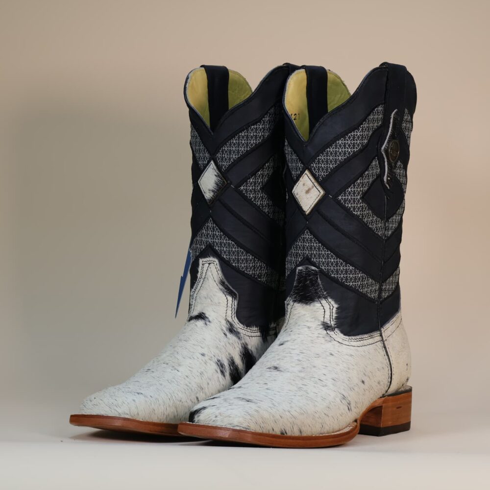 Pegazuz Black & White Cowhide Boot PG29 – 7