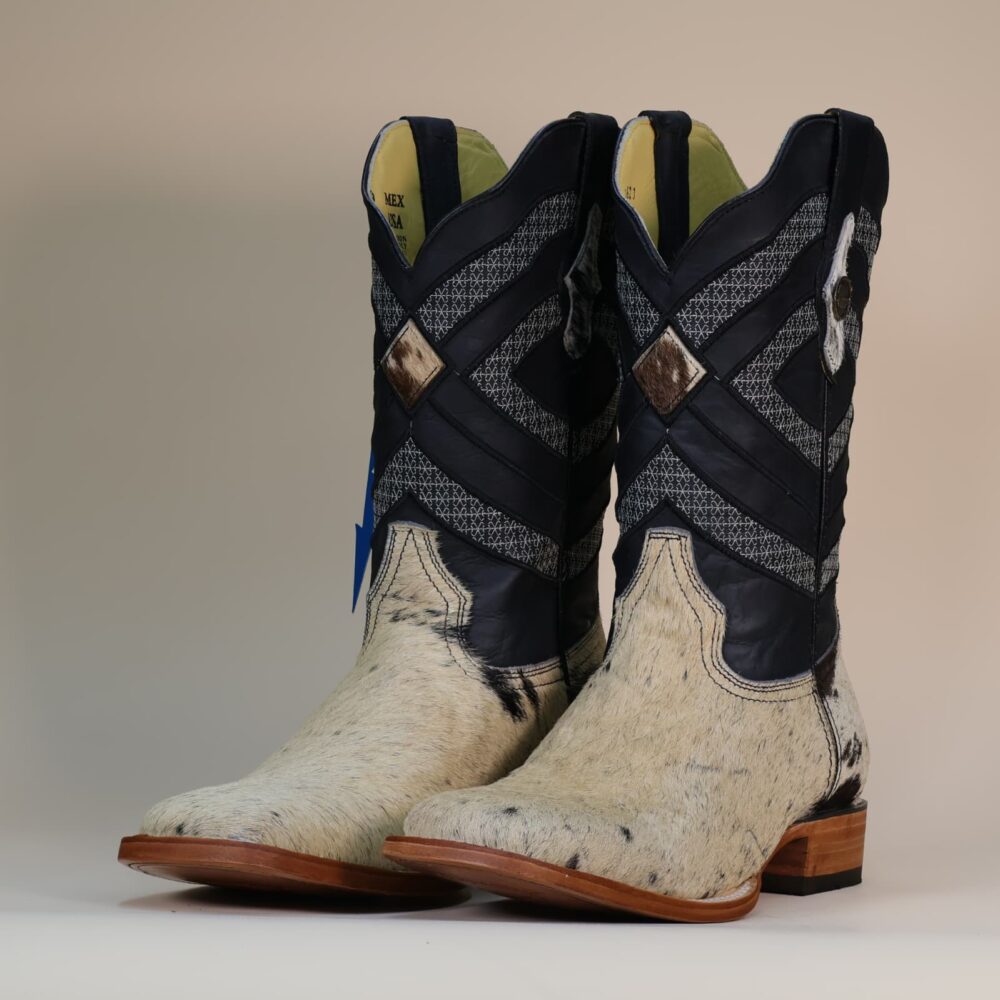 Pegazuz Black & White Cowhide Boot PG30 – 10